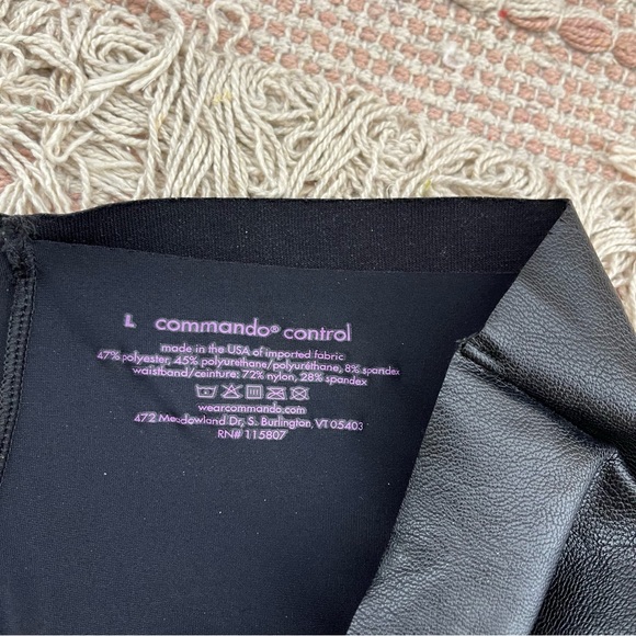 COMMANDO Black Faux Leather Pencil Midi Skirt Size L Lined Revolve - Picture 13 of 16